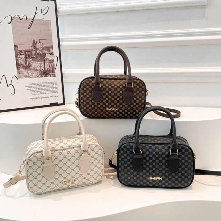 Damen Handtasche mit elegantem geometrischen Muster Nord Taschen