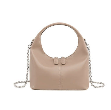 Damen Hobo-Tasche aus hochwertigem Kunstleder mit dekorativem Kettenriemen Nord Taschen