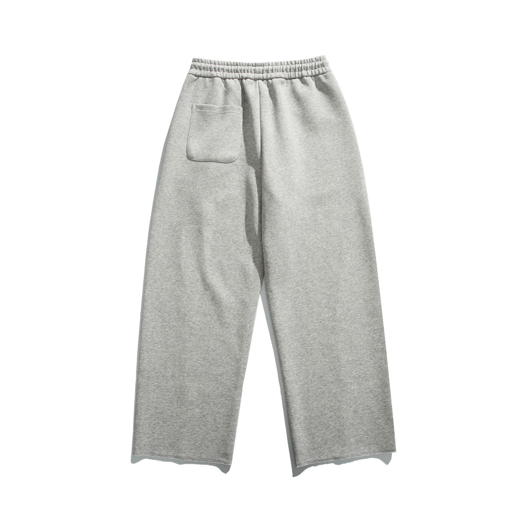 Damen Cropped-Sweatpant mit rohem Saum, elastischem Bund und seitlichen Eingrifftaschen Nord Taschen