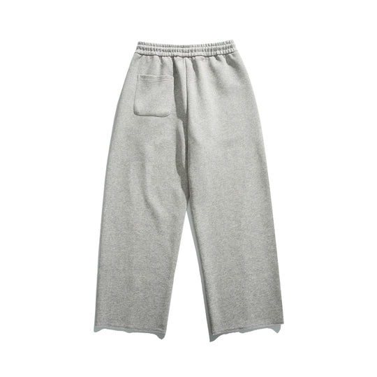 Damen Cropped-Sweatpant mit rohem Saum, elastischem Bund und seitlichen Eingrifftaschen Nord Taschen