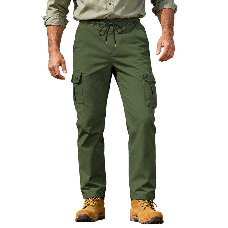 Herren Utility-Cargo-Hose mit elastischem Bund, verstellbarem Kordelzug und Mehrfachtaschen Nord Taschen