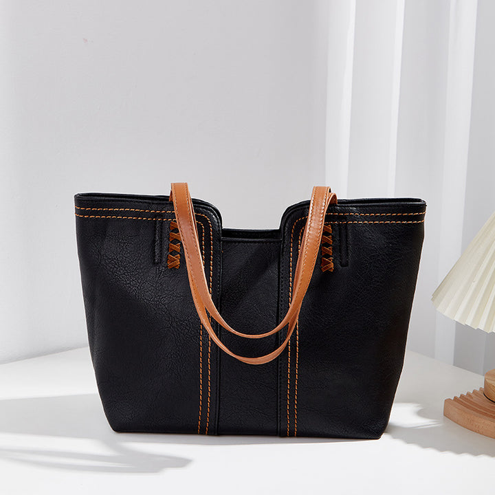 Damen Tragetasche mit eleganten Nieten und bequemem Handles Nord Taschen