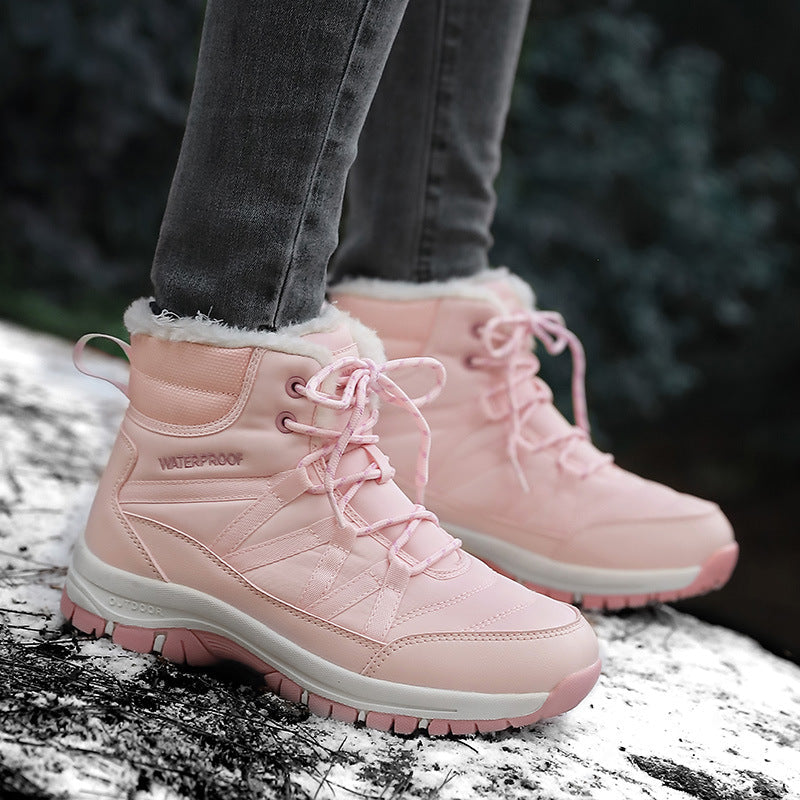 Damen Wasserfeste Winterstiefel mit isolierendem Futter und rutschfester Sohle Nord Taschen