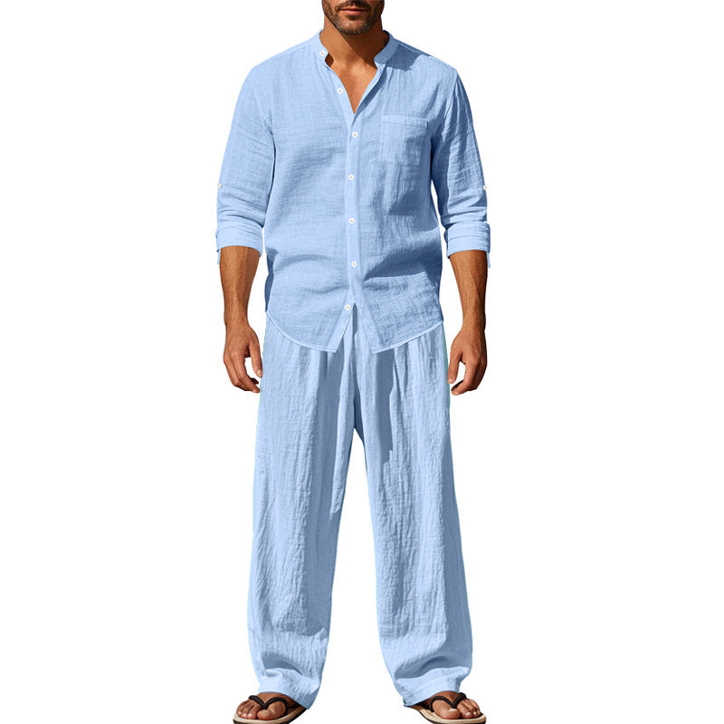 Herren lässiges Oberteil und lockere Hose Set