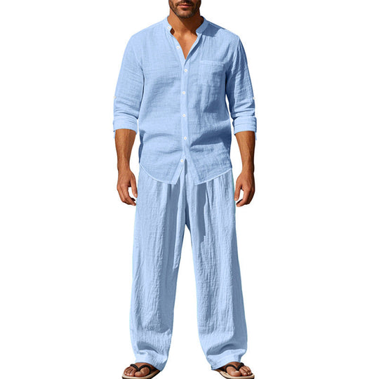 Herren lässiges Oberteil und lockere Hose Set