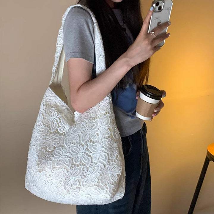 Damen Hobo-Tasche mit romantischer Spitze Nord Taschen
