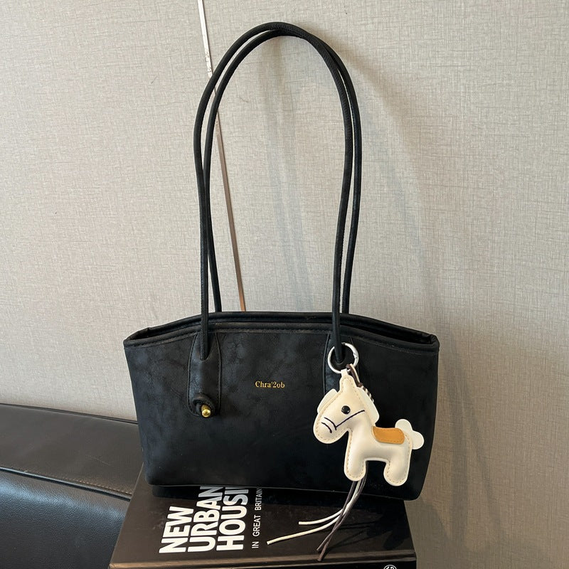 Damen modische Handtasche mit verspieltem Anhänger Nord Taschen