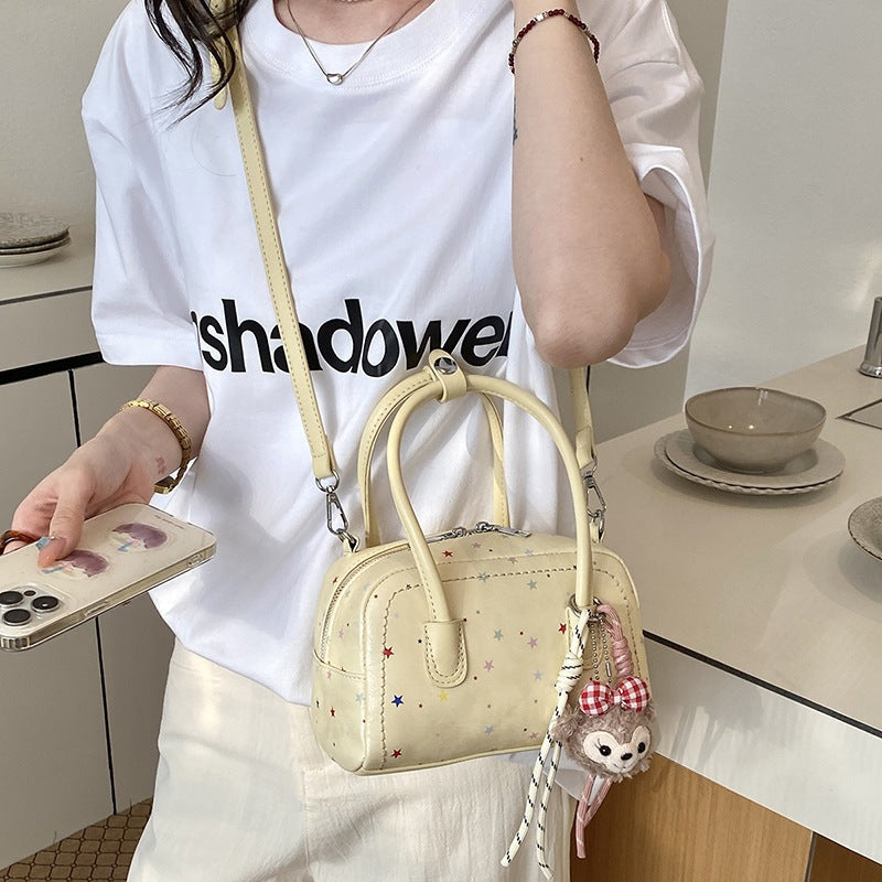 Damen Mini-Handtasche mit buntem Sternenmotiv Nord Taschen