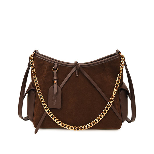 Damen Hobo-Tasche mit goldenen Kettenakzent und zeitlosem Design Nord Taschen