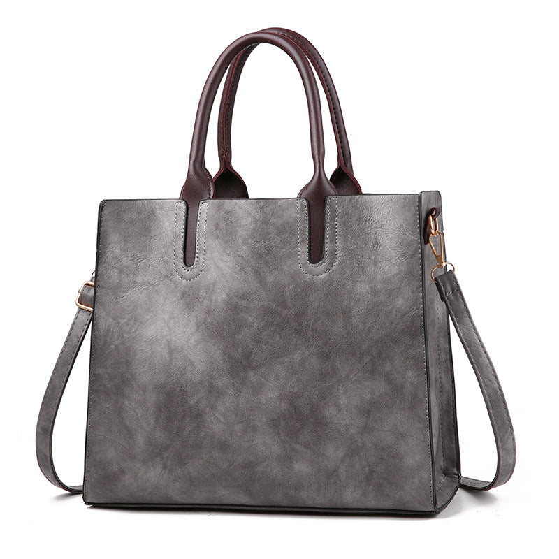 Damen elegante Tote-Handtasche mit abnehmbarem Schultergurt Nord Taschen