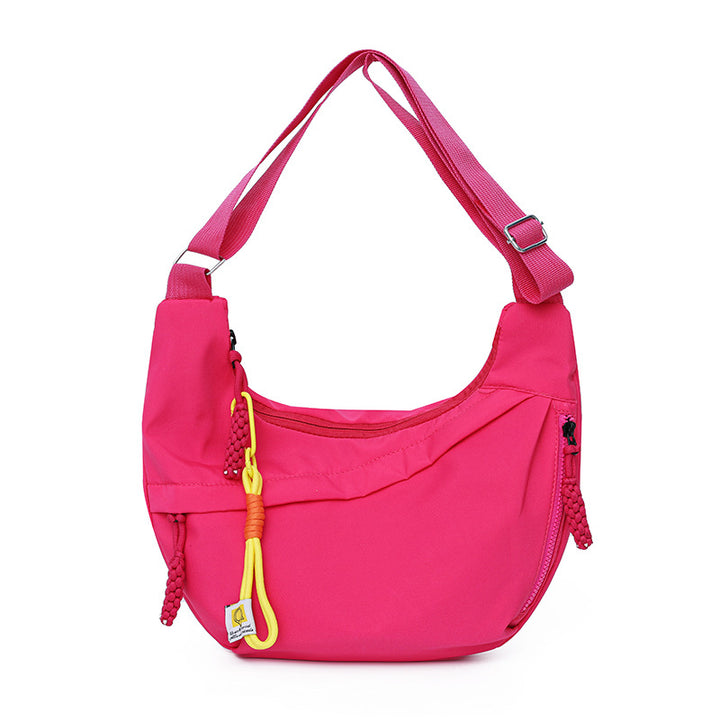 Damen praktische Schultertasche mit stylischem Reißverschluss Nord Taschen