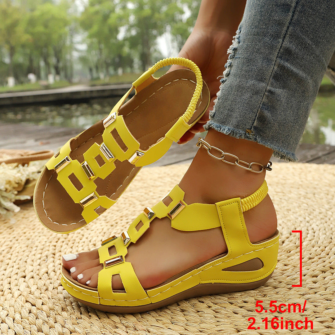 Damen Komfortable Riemchen-Sandalen