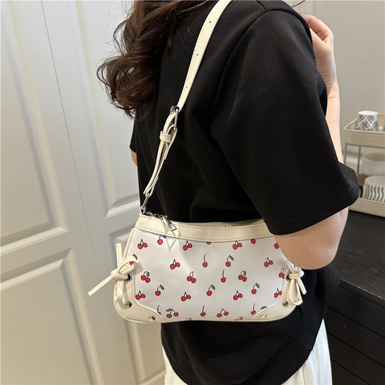 Damen verspielte Clutch-Tasche mit Kirschmotiv Nord Taschen