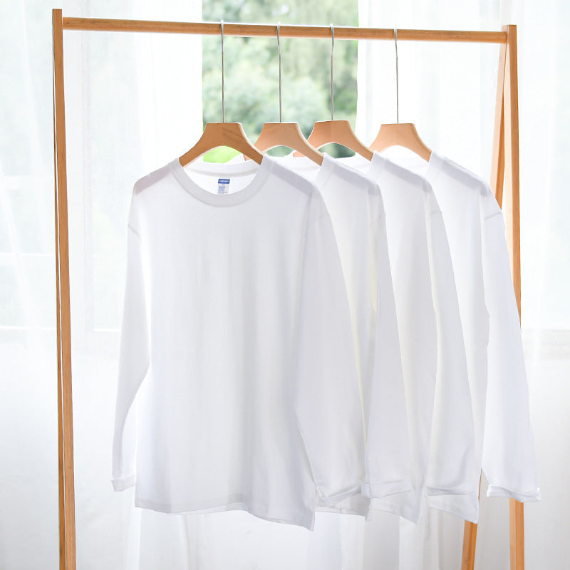 Unisex Langärmliges Premium-Basics-Langarmshirt aus Baumwollmix mit Rundhalsausschnitt Nord Taschen