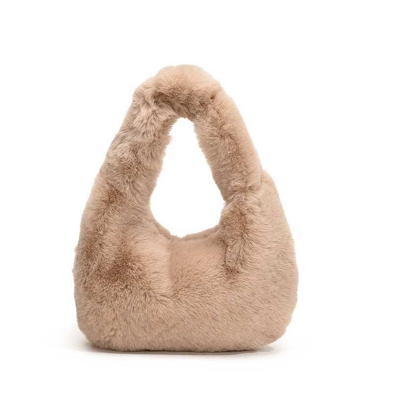 Damen Handtasche aus luxuriösem Kunstfell Nord Taschen