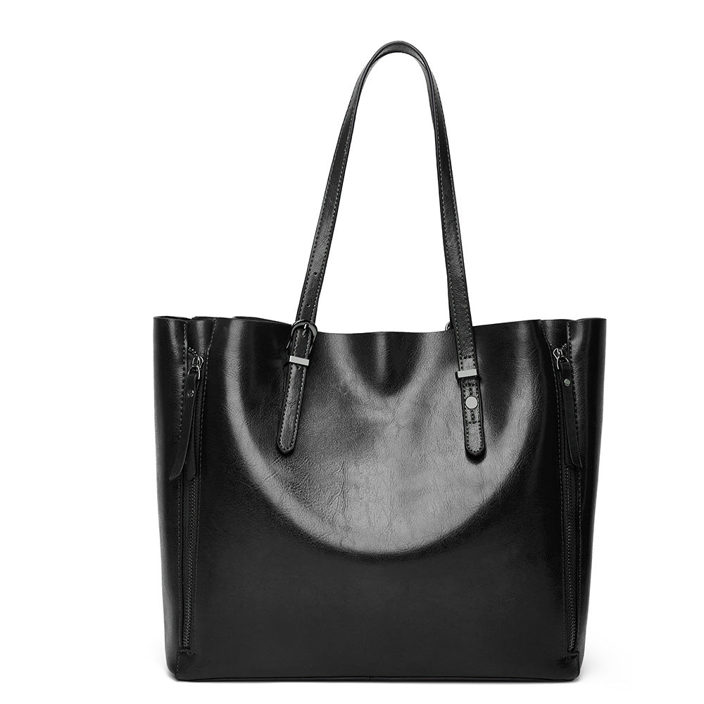 Damen Shopper-Tasche aus hochwertigem Kunstleder mit elegantem Innenfächersystem Nord Taschen