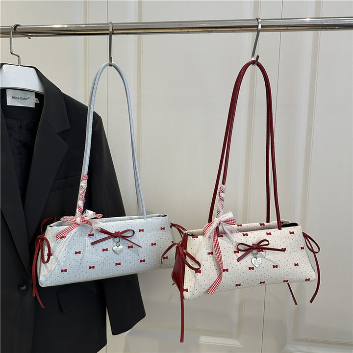 Damen Handtasche mit verspieltem Schleifendetail Nord Taschen