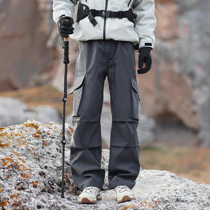 Herren Technische Outdoor-Cargohose mit wasserabweisendem Stretch und verstärkten Knien Nord Taschen