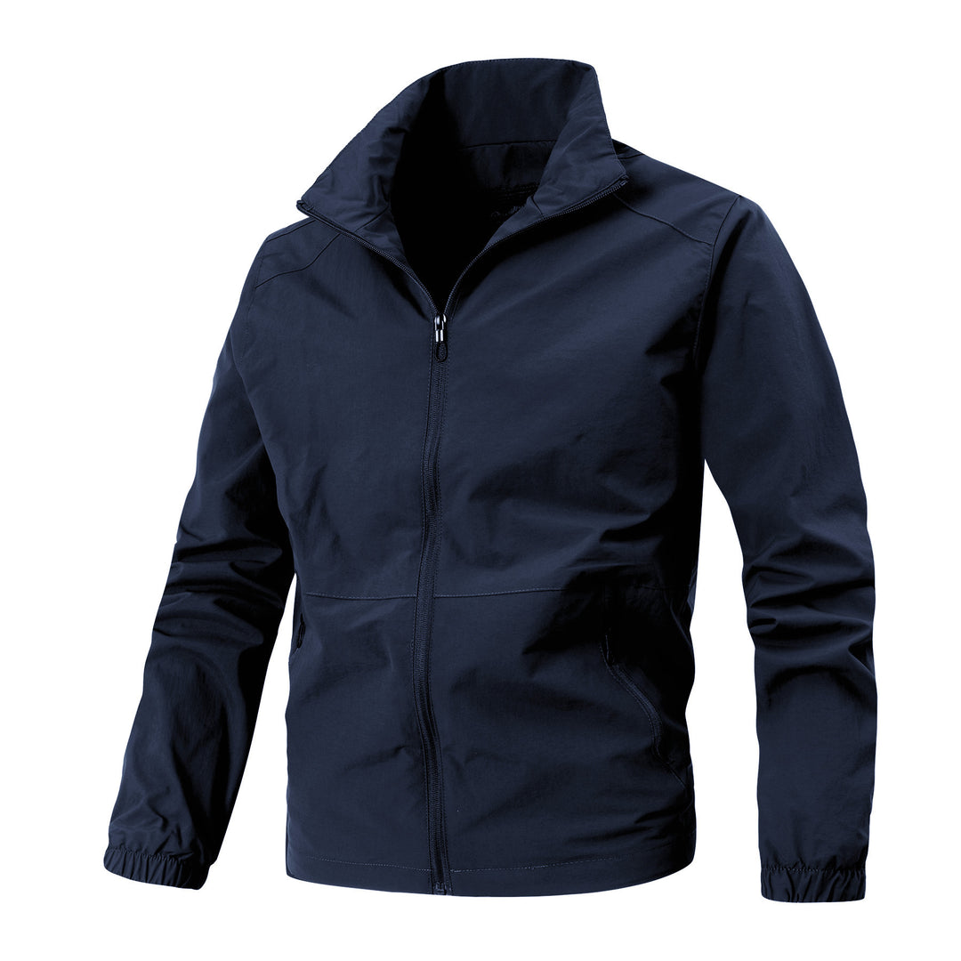Herren Leichte Softshelljacke mit Stehkragen, winddichter Membran und Reißverschlusstaschen Nord Taschen