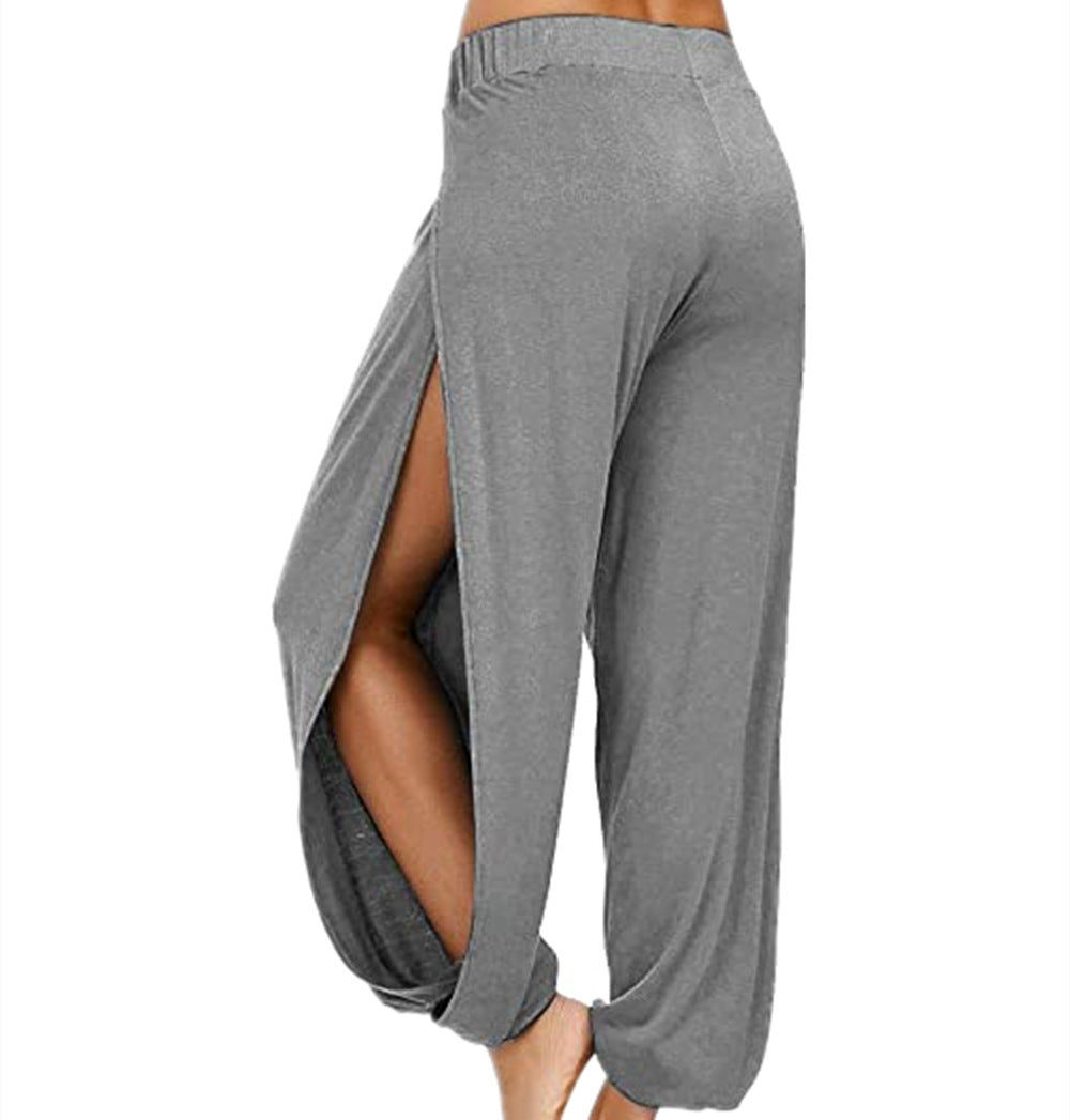 Damen luftige Freizehhose mit seitlichen Schlitzen Nord Taschen