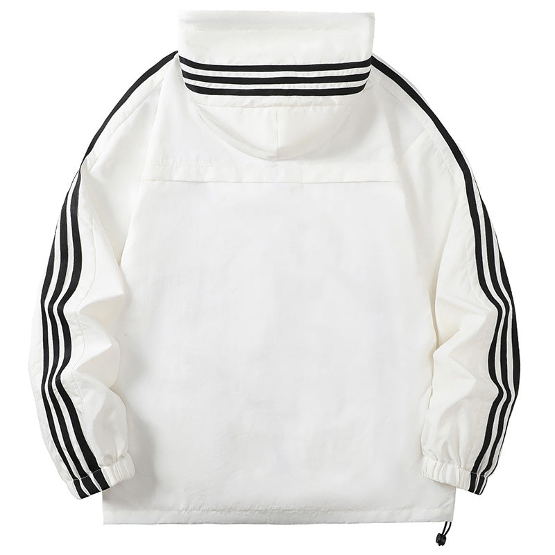 Herren Sportliche Übergangsjacke mit Kapuze und reflektierenden Akzenten Nord Taschen
