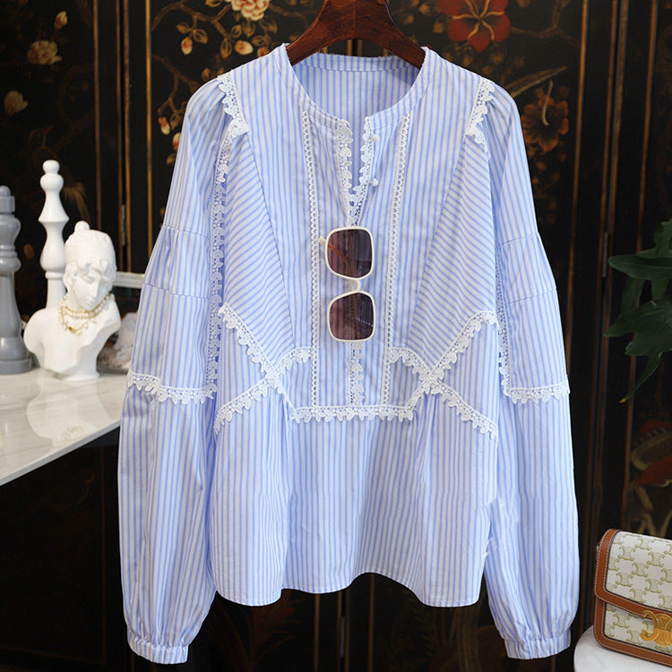 Damen Verspielte Bluse mit Rüschen-Details Nord Taschen