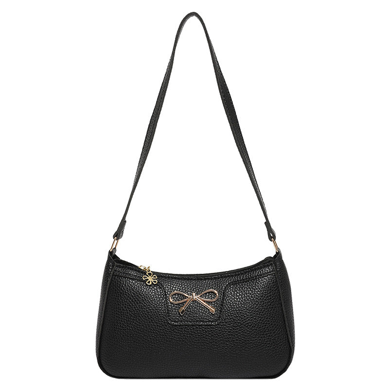 Damen elegante Handtasche mit feinem Schleifendetail Nord Taschen