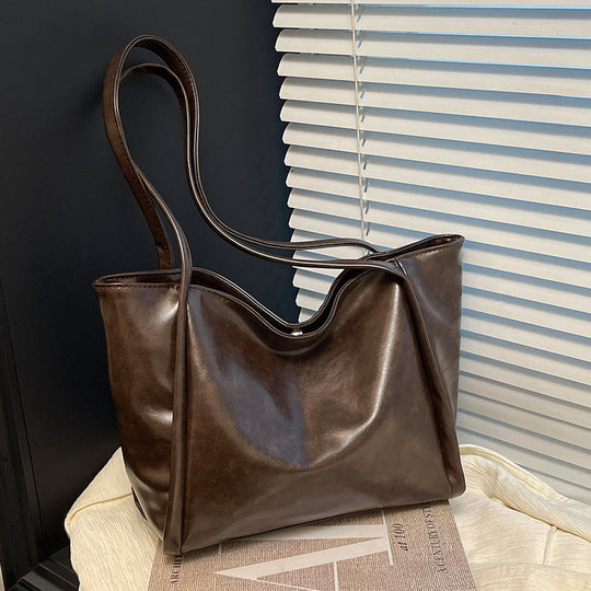Damen Shopper-Tasche aus hochwertigem Kunstleder mit geräumigem Innenleben Nord Taschen