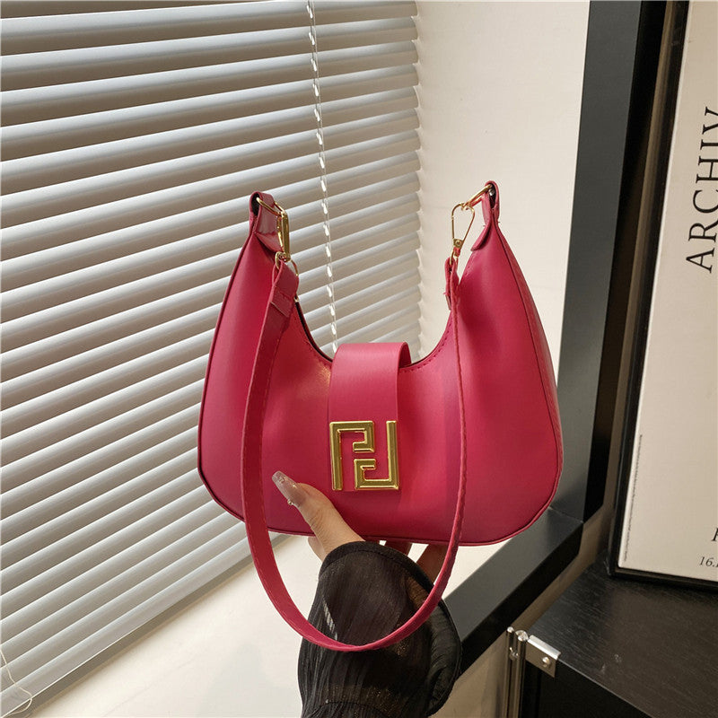 Damen Hobo-Handtasche mit schickem Design und modernem Verschluss Nord Taschen