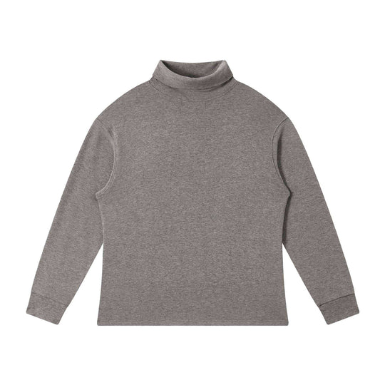 Damen Feinstrukturierter Rollkragen‑Sweater aus Baumwollmix mit Raglanärmeln Nord Taschen