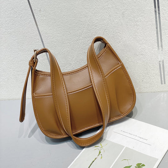 Damen Hobo-Tasche aus hochwertigem Kunstleder mit eleganter Struktur und modischem Tragegurt Nord Taschen