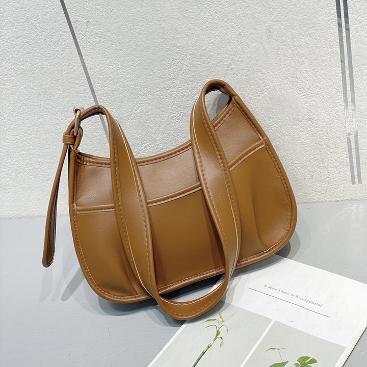 Damen Hobo-Tasche aus hochwertigem Kunstleder mit eleganter Struktur und modischem Tragegurt Nord Taschen