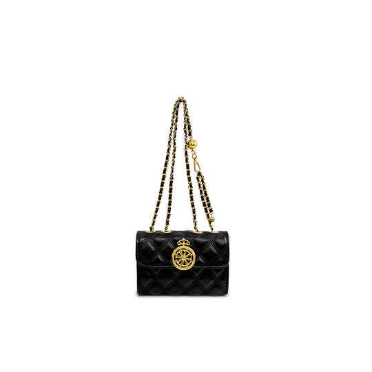 Damen Clutch-Tasche mit luxuriösem Kettenriemen und eleganter Steppung Nord Taschen