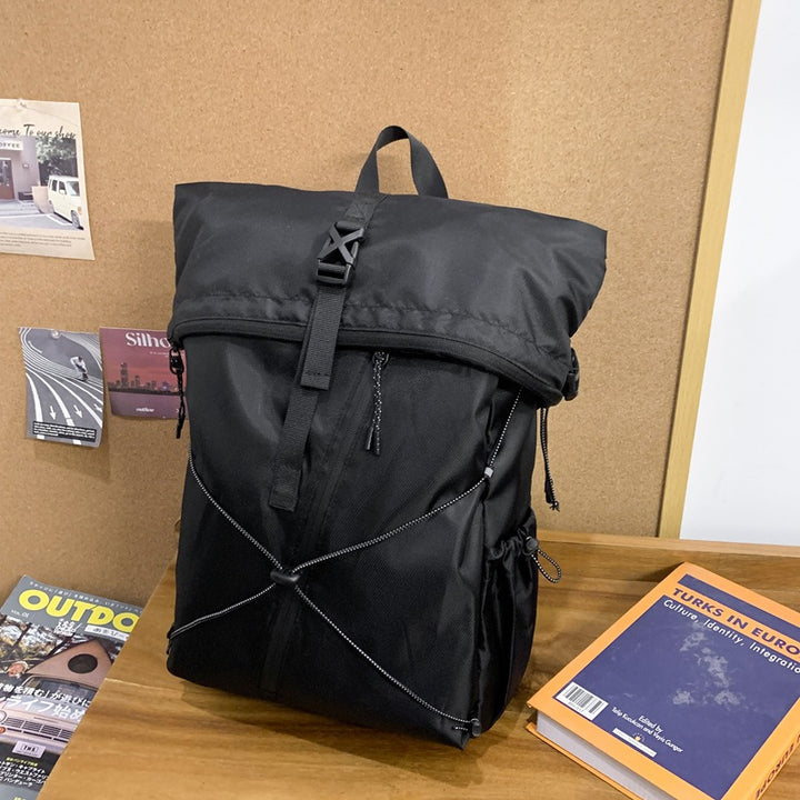 Damen Rolltop Rucksack mit praktischen Kompressionsriemen Nord Taschen