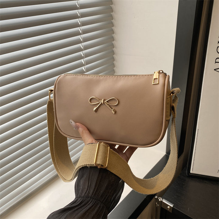 Damen modische Umhängetasche mit elegantem Schleifenakzent Nord Taschen
