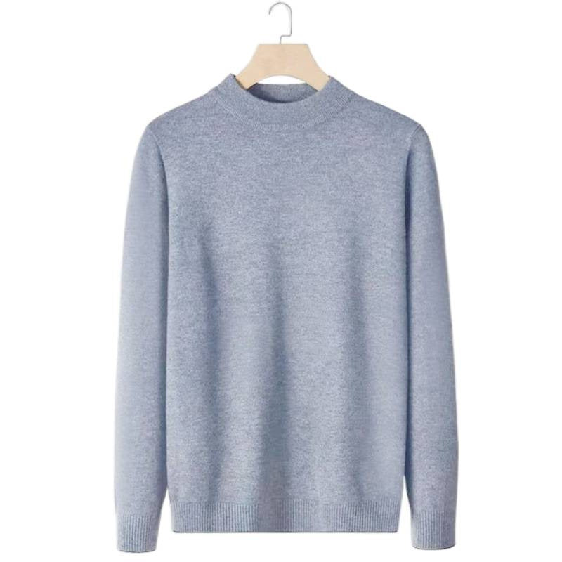 Damen Feinstrick-Stehkragenpullover aus Baumwollmix mit gerippten Bündchen Nord Taschen