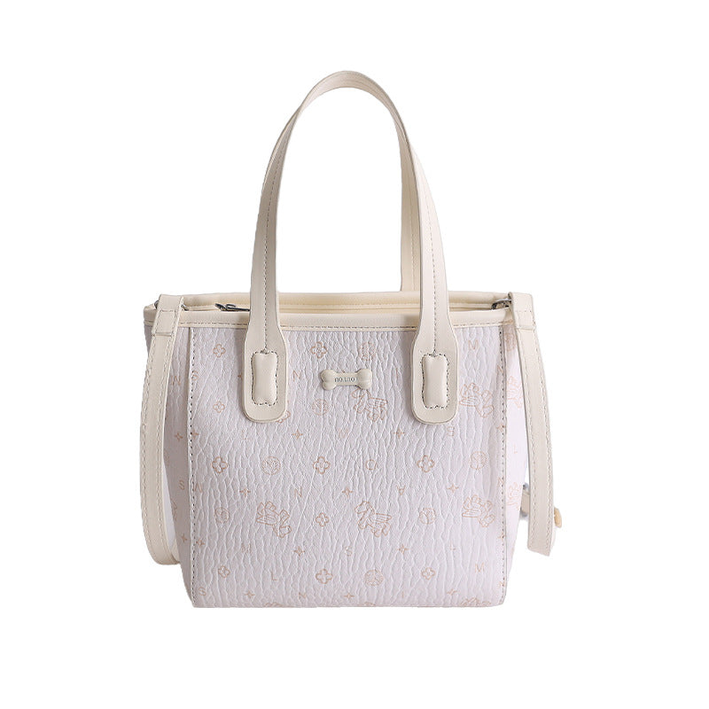 Damen hochwertige Umhängetasche mit verspieltem Blumenmuster Nord Taschen