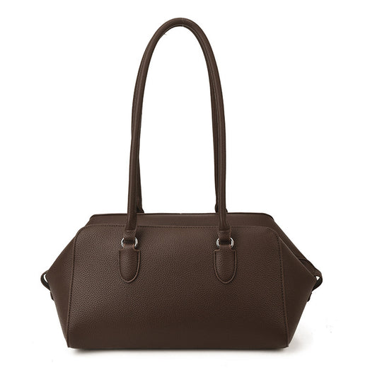 Damen elegante Handtasche aus strukturiertem Kunstleder mit abnehmbarem Schulterriemen Nord Taschen