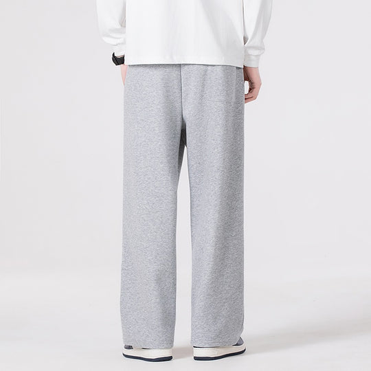 Herren Freizeit-Jogginghose im Oversize-Schnitt mit elastischem Kordelbund & markanter Seitennaht Nord Taschen