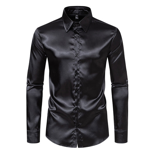 Elegantes Herren Seidenhemd