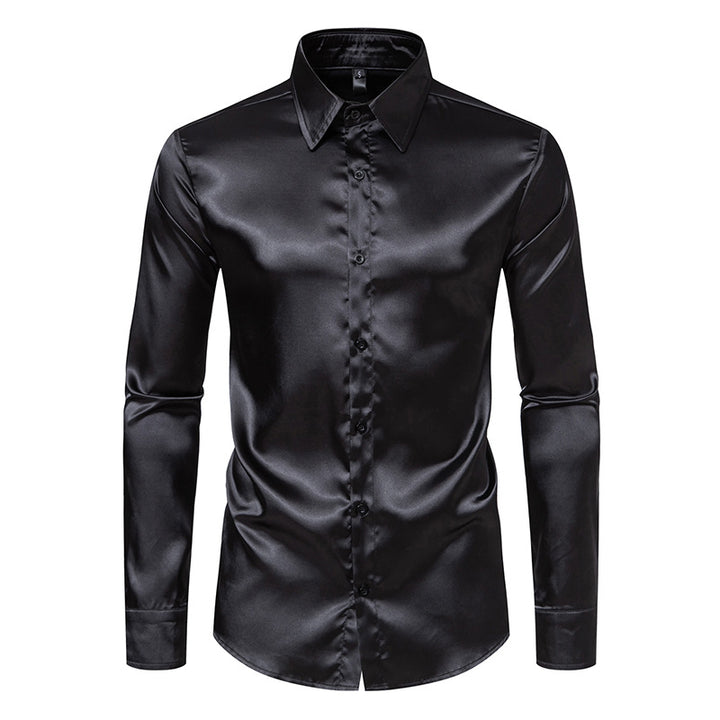 Elegantes Herren Seidenhemd