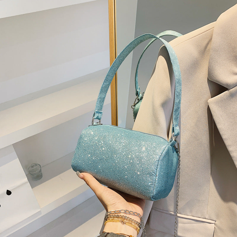 Damen glitzernde Clutch mit verstellbarem Schulterriemen Nord Taschen