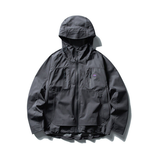 Unisex Technische Softshell-Fieldjacke mit verschweißten Nähten, vier Reißverschlusstaschen und verlängerter Rückenpartie Nord Taschen