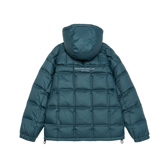 Unisex Oversize Steppjacke mit Kapuze, Daunenoptik und Tunnelzug Nord Taschen