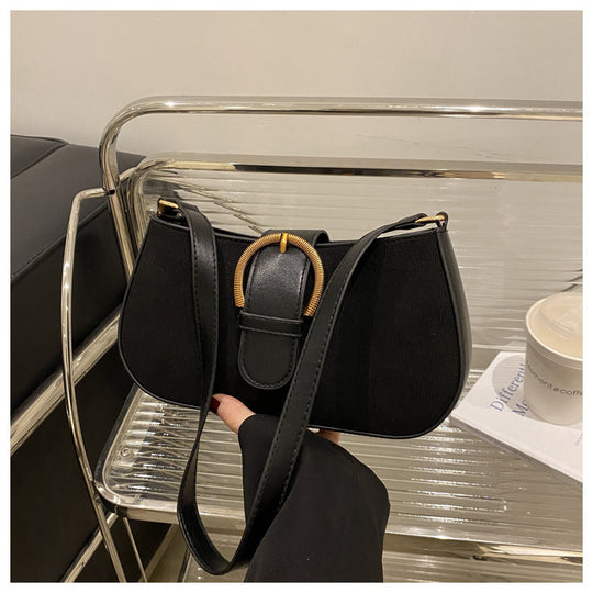 Damen modische Umhängetasche mit innovativem Verschluss Nord Taschen