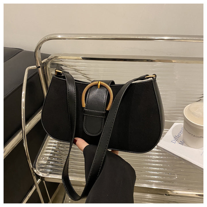Damen modische Umhängetasche mit innovativem Verschluss Nord Taschen