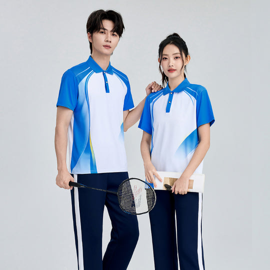 Unisex Badminton-Trainingsset mit Funktionspolo und sportlicher Jogginghose Nord Taschen