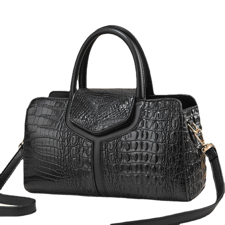 Damen elegante Handtasche im luxuriösen Krokodil-Look Nord Taschen