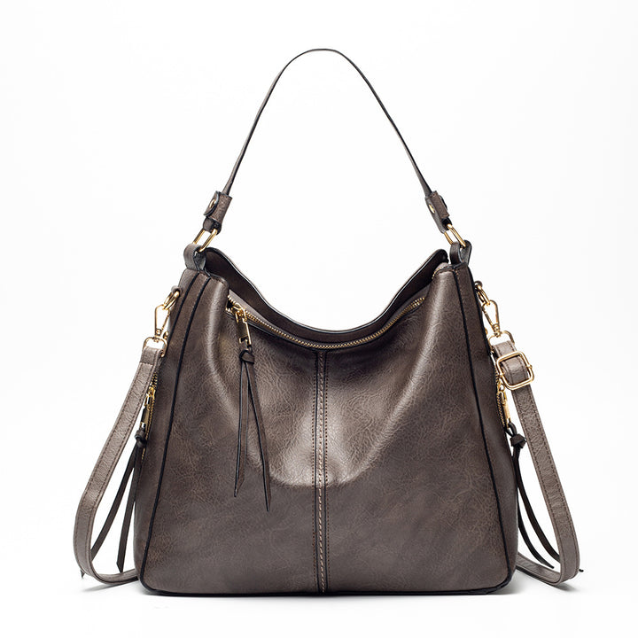 Damen Hobo-Tasche mit elegantem Faltendesign und verstellbarem Schulterriemen Nord Taschen