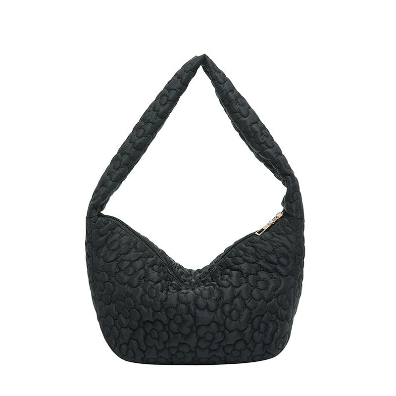 Damen modische und gepolsterte Umhängetasche mit floralem Design Nord Taschen